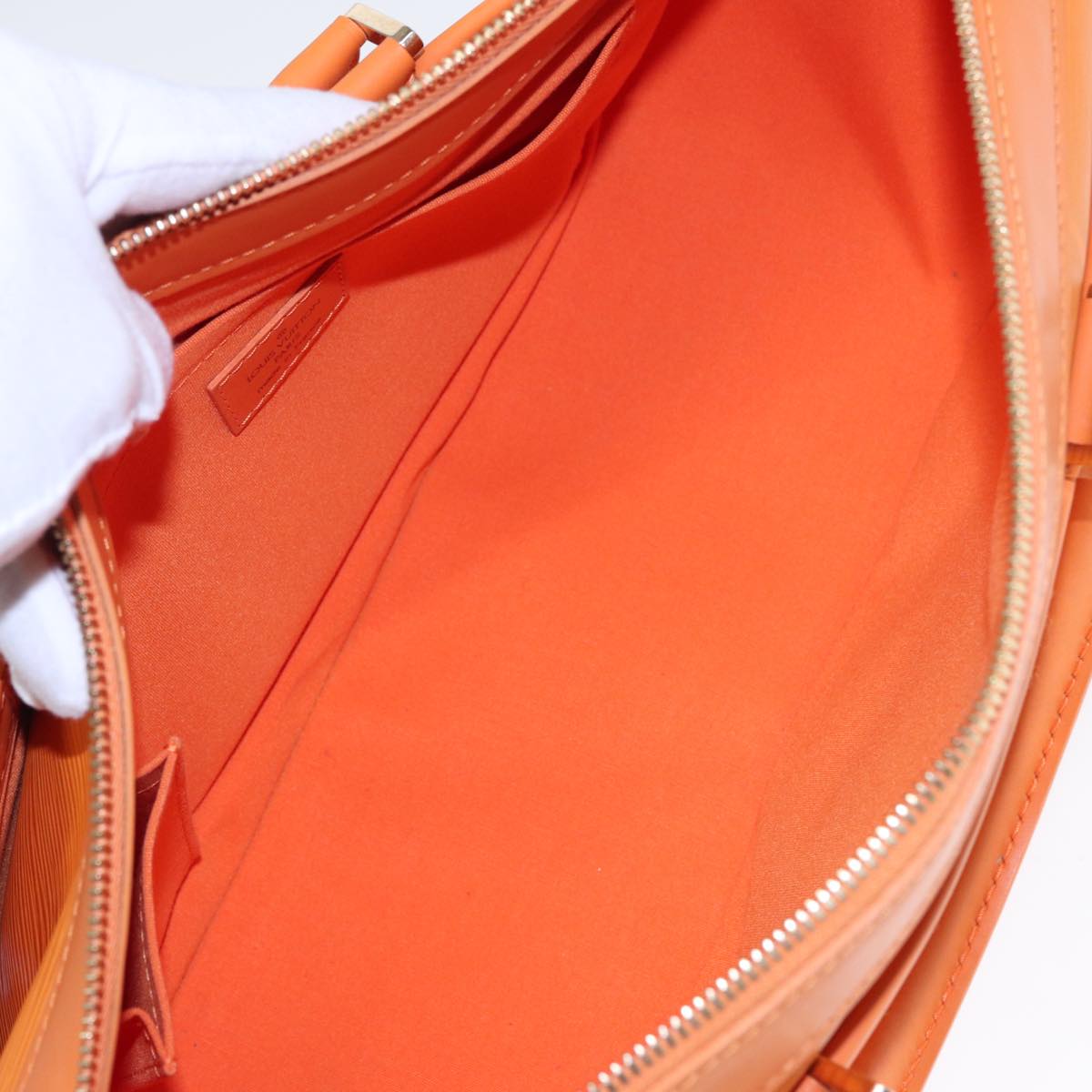 LOUIS VUITTON Epi Danura GM Hand Bag Orange Mandarin M5890H LV 77879