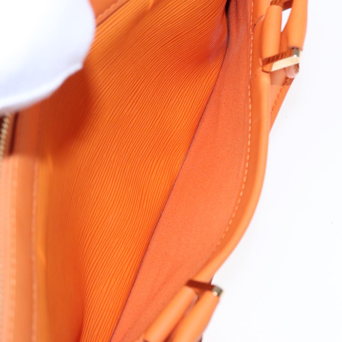 LOUIS VUITTON Epi Danura GM Hand Bag Orange Mandarin M5890H LV 77879