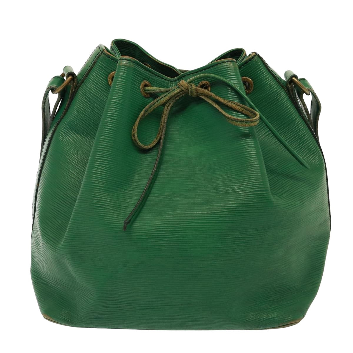 LOUIS VUITTON Epi Petit Noe Shoulder Bag Green M44104 LV 77895
