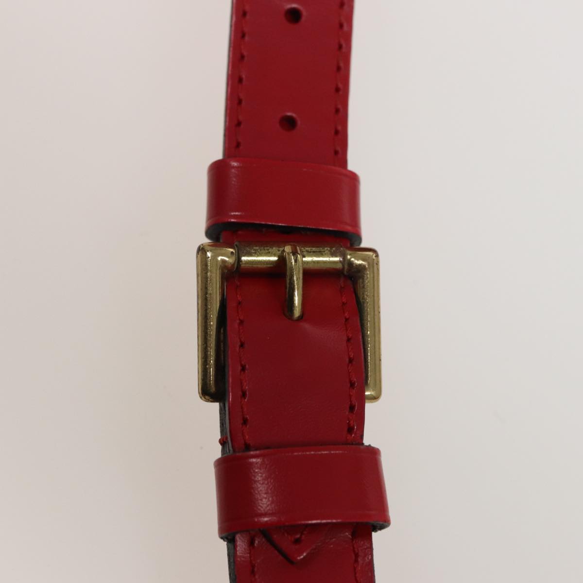 LOUIS VUITTON Epi Petit Noe Shoulder Bag Red M44107 LV 77898