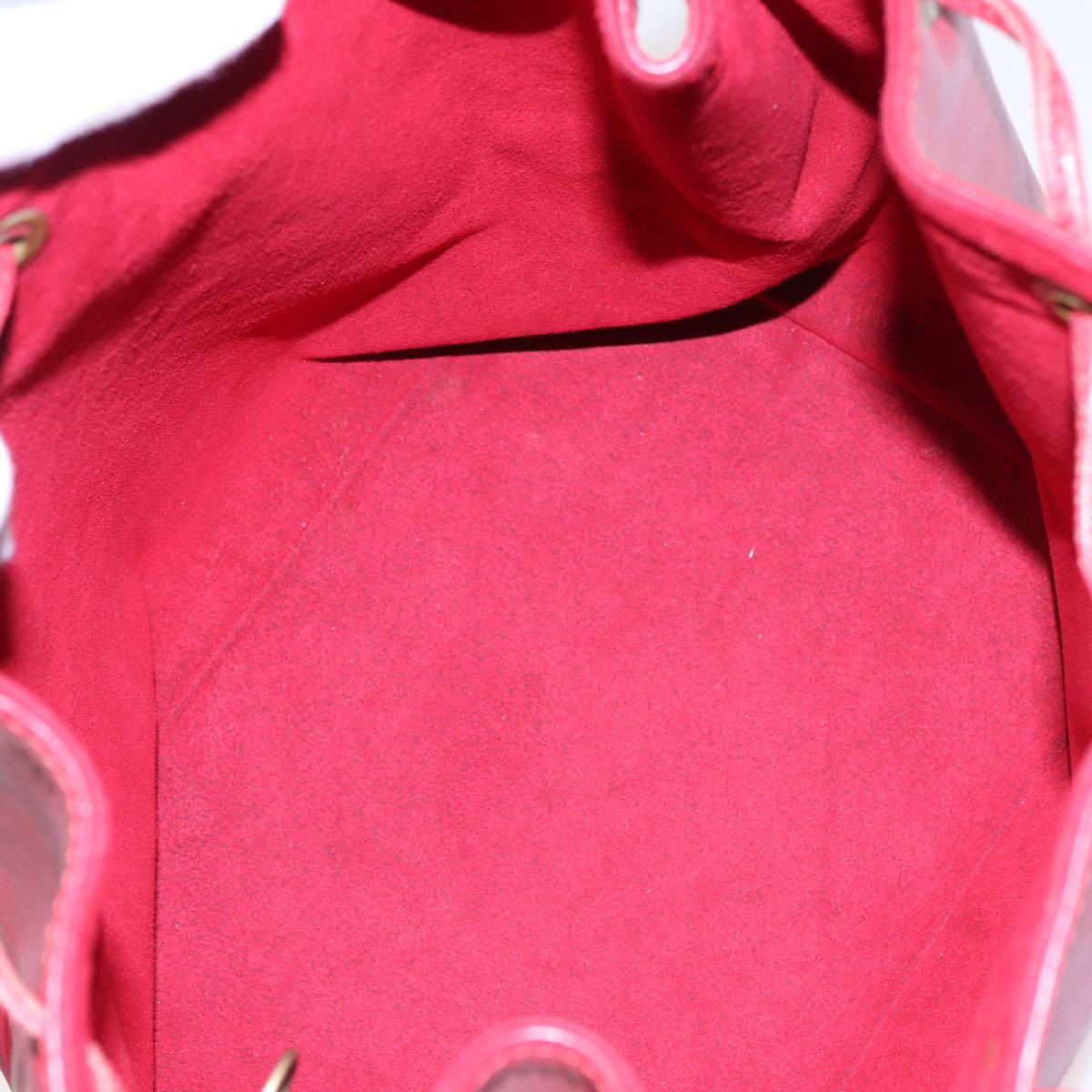 LOUIS VUITTON Epi Petit Noe Shoulder Bag Red M44107 LV 77898