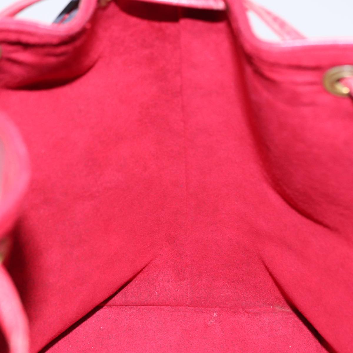 LOUIS VUITTON Epi Petit Noe Shoulder Bag Red M44107 LV 77898