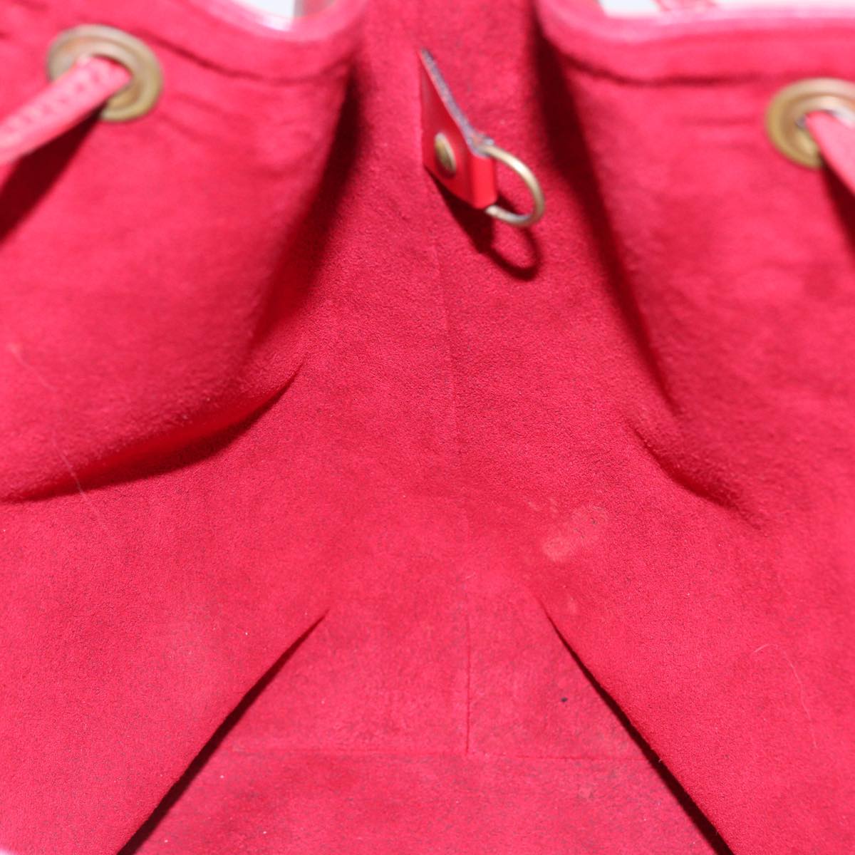 LOUIS VUITTON Epi Petit Noe Shoulder Bag Red M44107 LV 77898