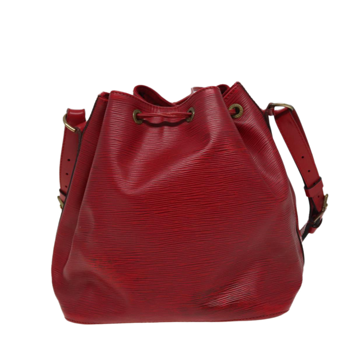 LOUIS VUITTON Epi Petit Noe Shoulder Bag Red M44107 LV 77898