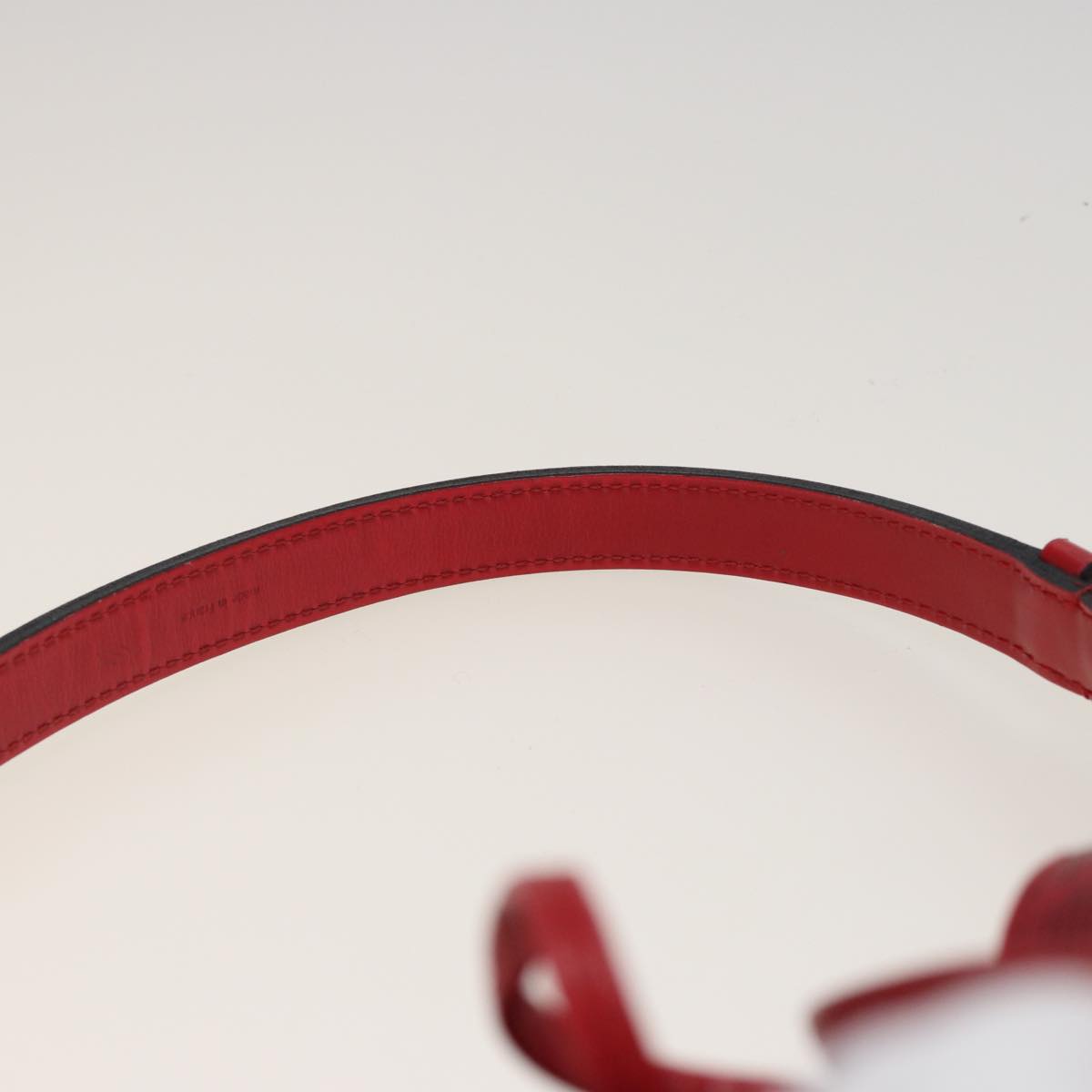 LOUIS VUITTON Epi Petit Noe Shoulder Bag Red M44107 LV 77898