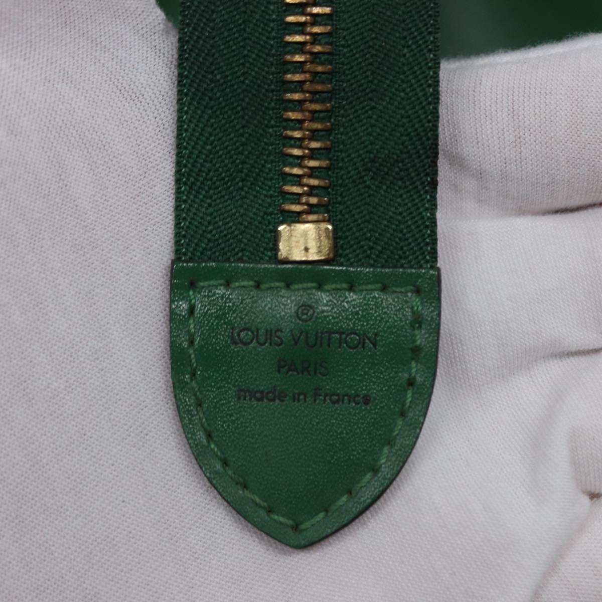 LOUIS VUITTON Epi Riviera Hand Bag Green M48184 LV 77904