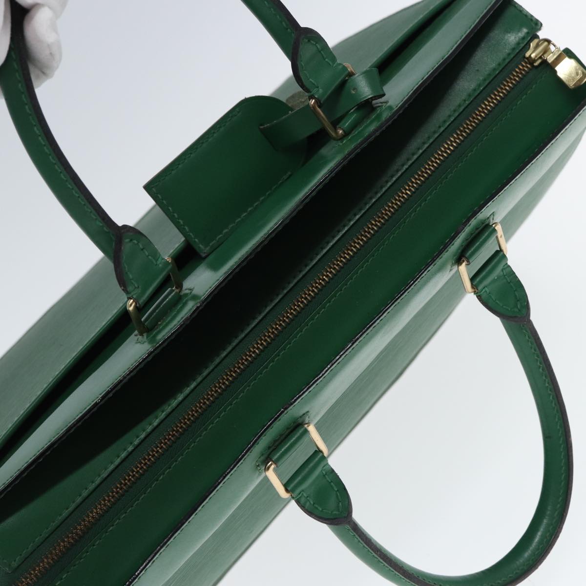 LOUIS VUITTON Epi Riviera Hand Bag Green M48184 LV 77904