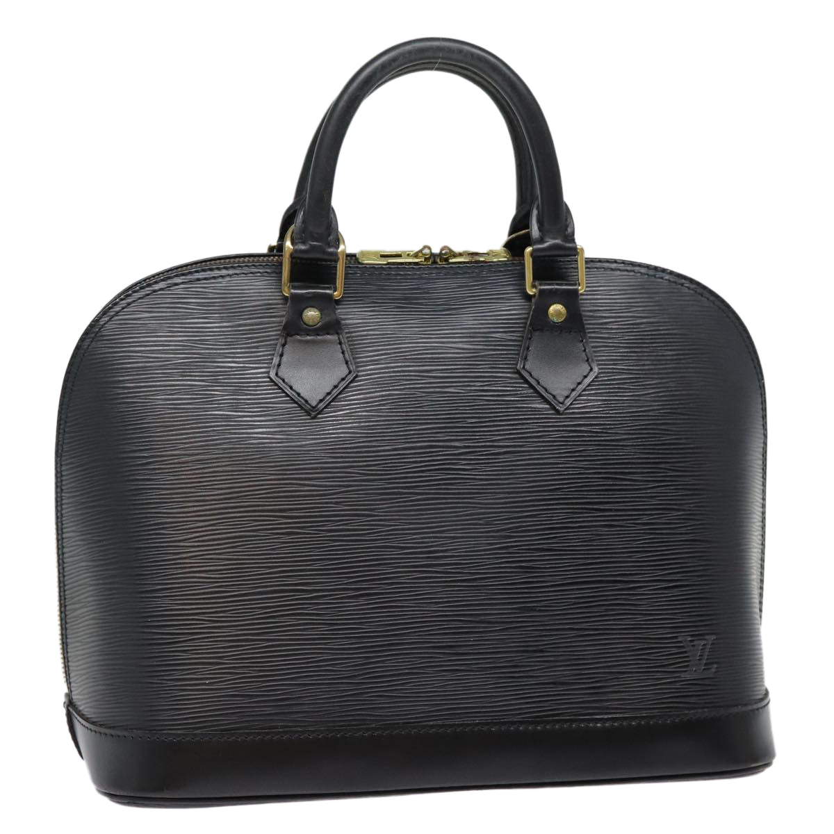LOUIS VUITTON Epi Alma Hand Bag Black M52142 LV 77908