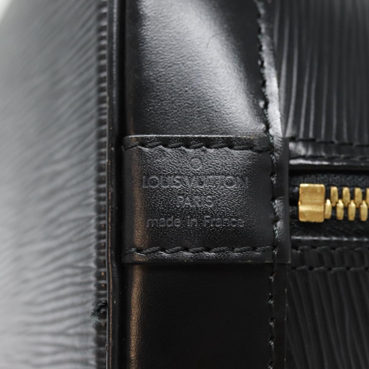 LOUIS VUITTON Epi Alma Hand Bag Black M52142 LV 77908