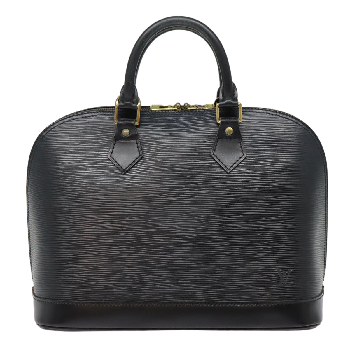 LOUIS VUITTON Epi Alma Hand Bag Black M52142 LV 77908
