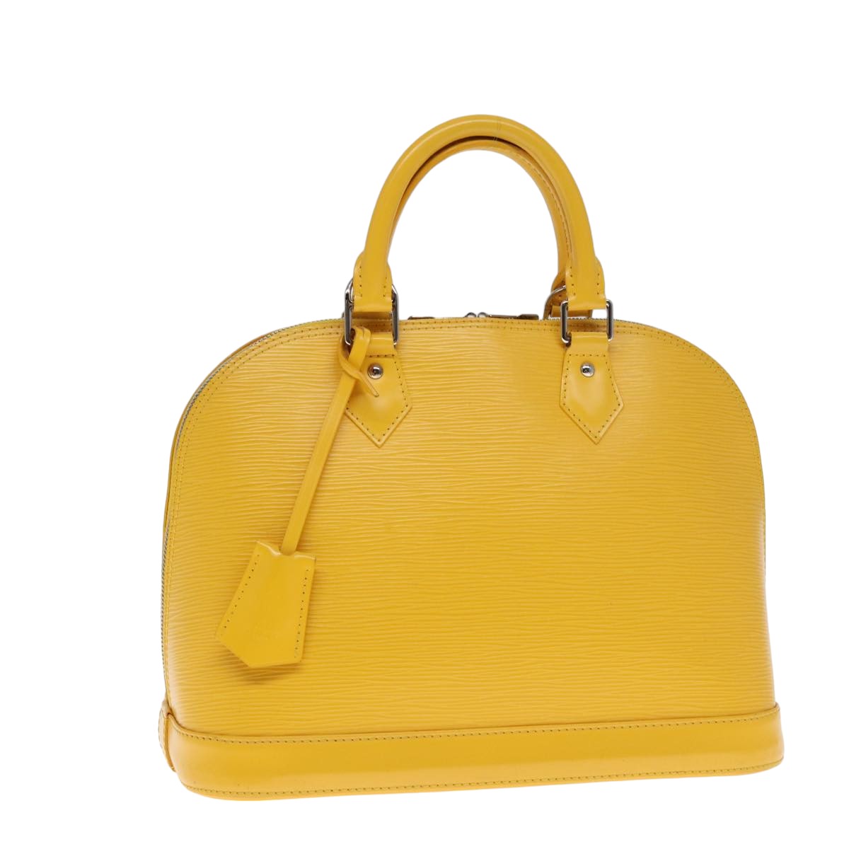 LOUIS VUITTON Epi Alma PM Hand Bag Yellow Citron M40619 LV 77910