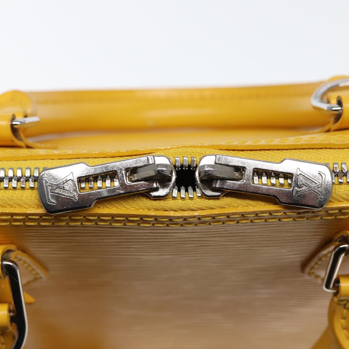 LOUIS VUITTON Epi Alma PM Hand Bag Yellow Citron M40619 LV 77910