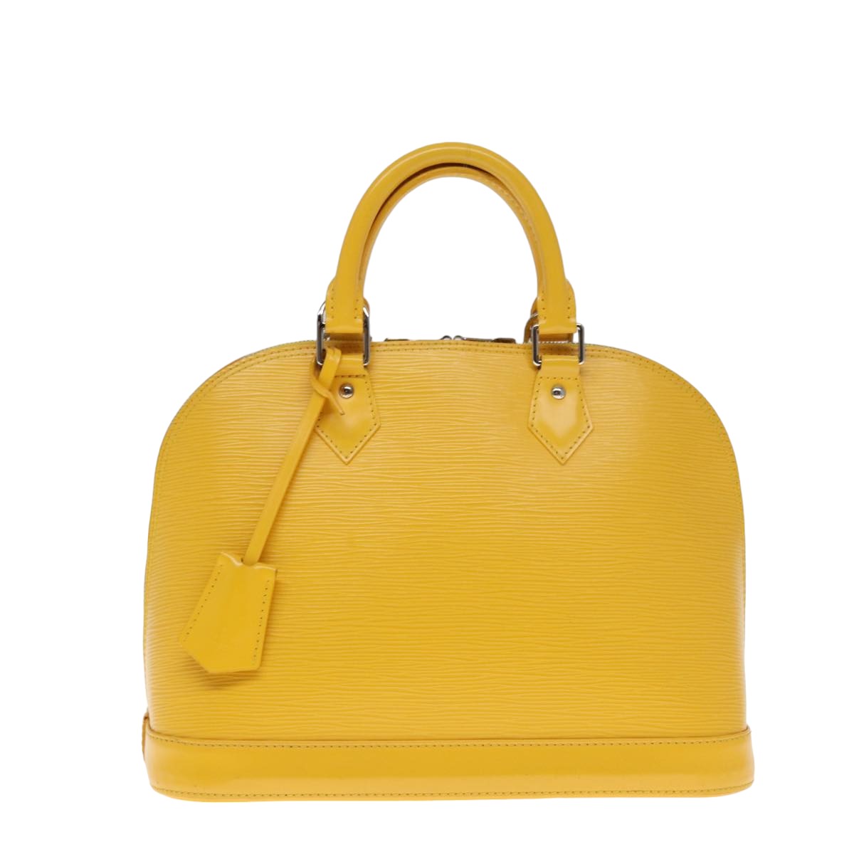 LOUIS VUITTON Epi Alma PM Hand Bag Yellow Citron M40619 LV 77910