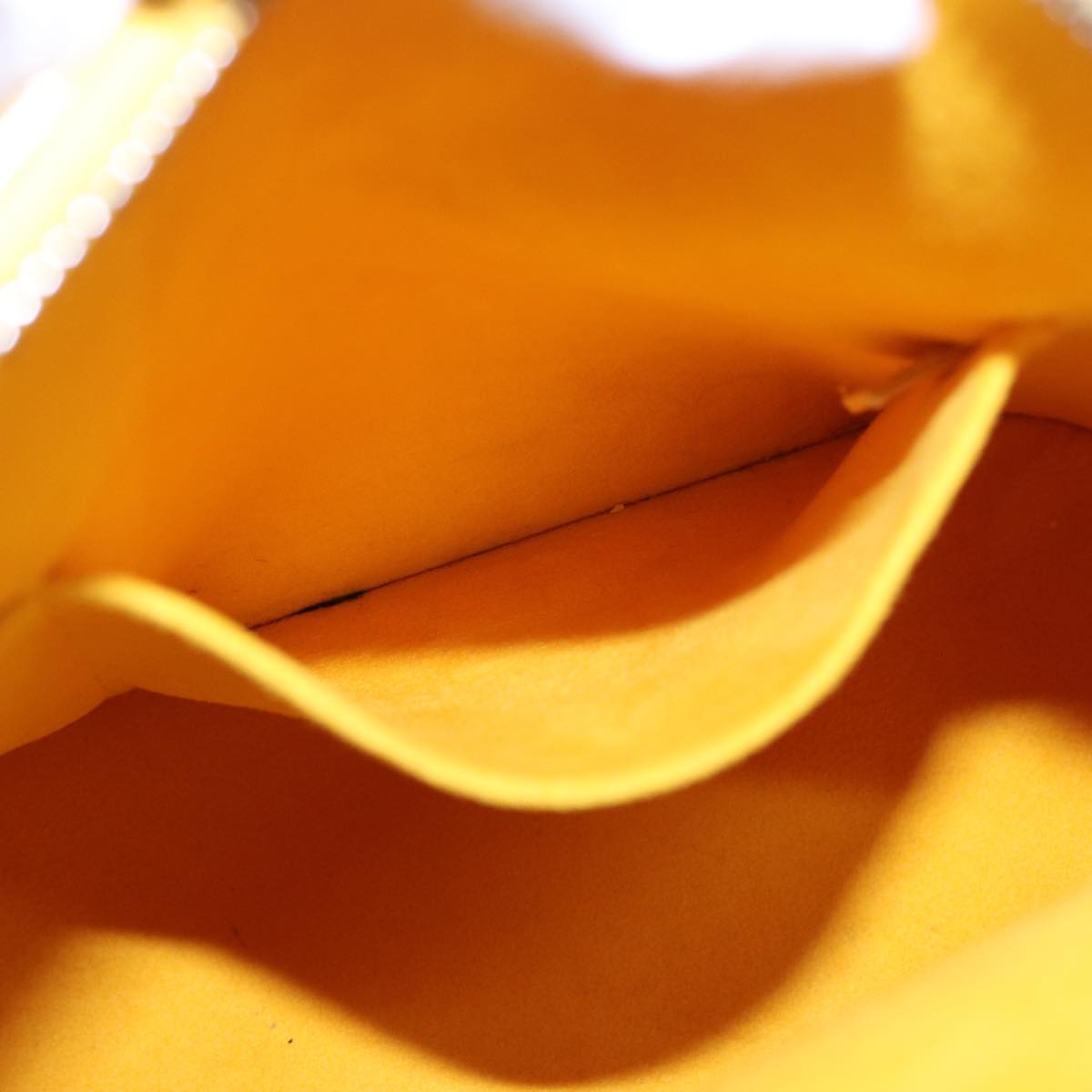 LOUIS VUITTON Epi Alma PM Hand Bag Yellow Citron M40619 LV 77910
