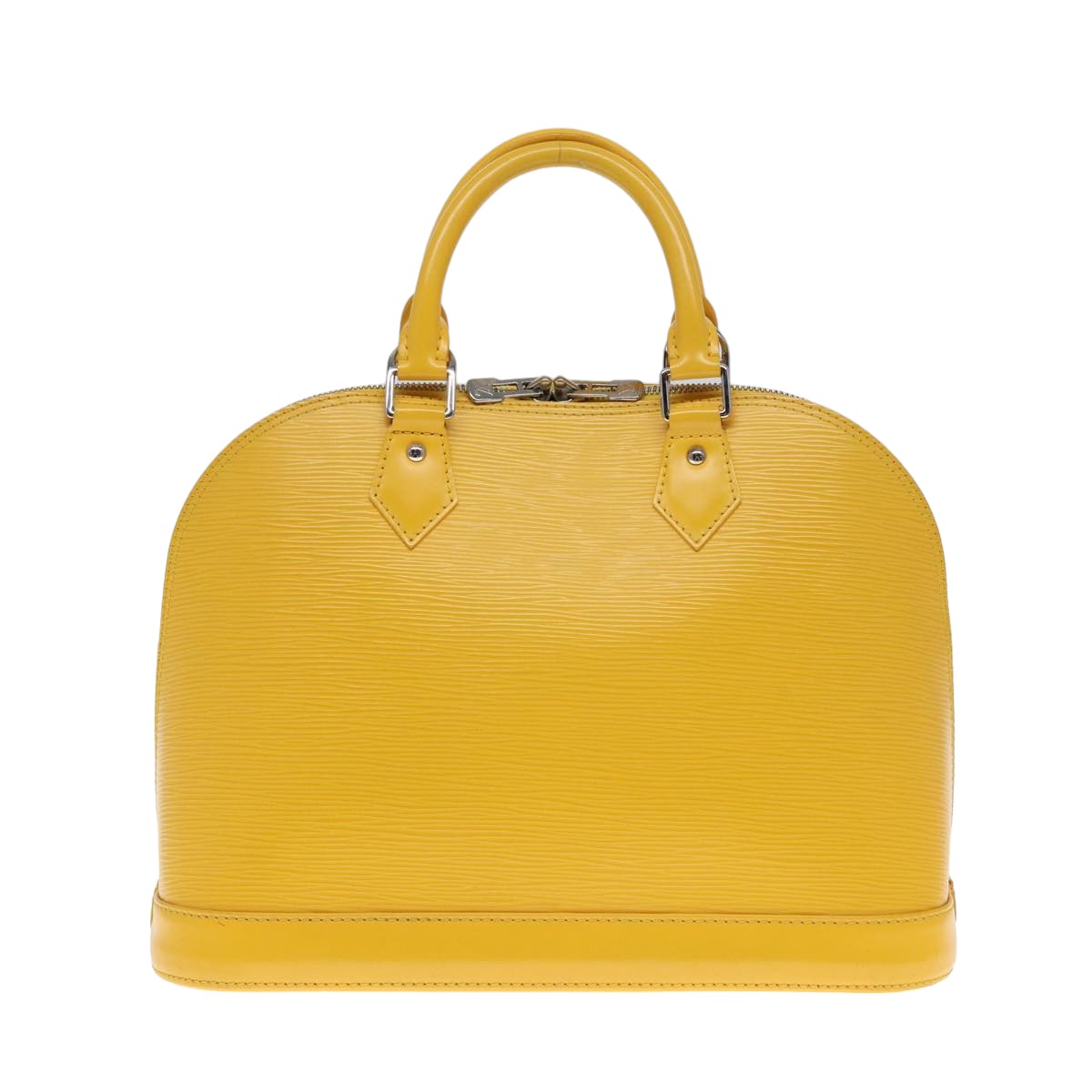 LOUIS VUITTON Epi Alma PM Hand Bag Yellow Citron M40619 LV 77910