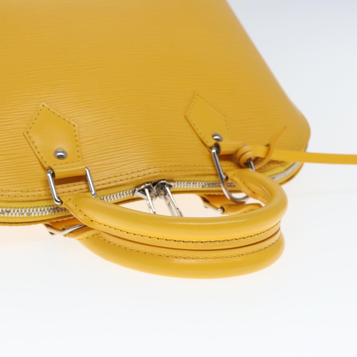 LOUIS VUITTON Epi Alma PM Hand Bag Yellow Citron M40619 LV 77910