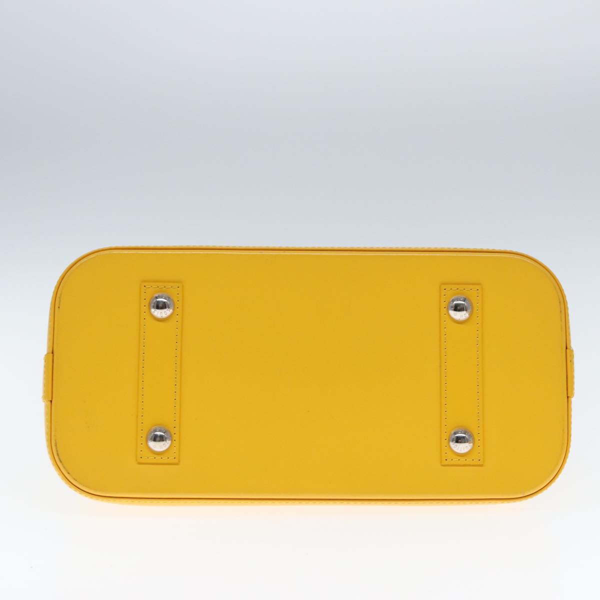 LOUIS VUITTON Epi Alma PM Hand Bag Yellow Citron M40619 LV 77910