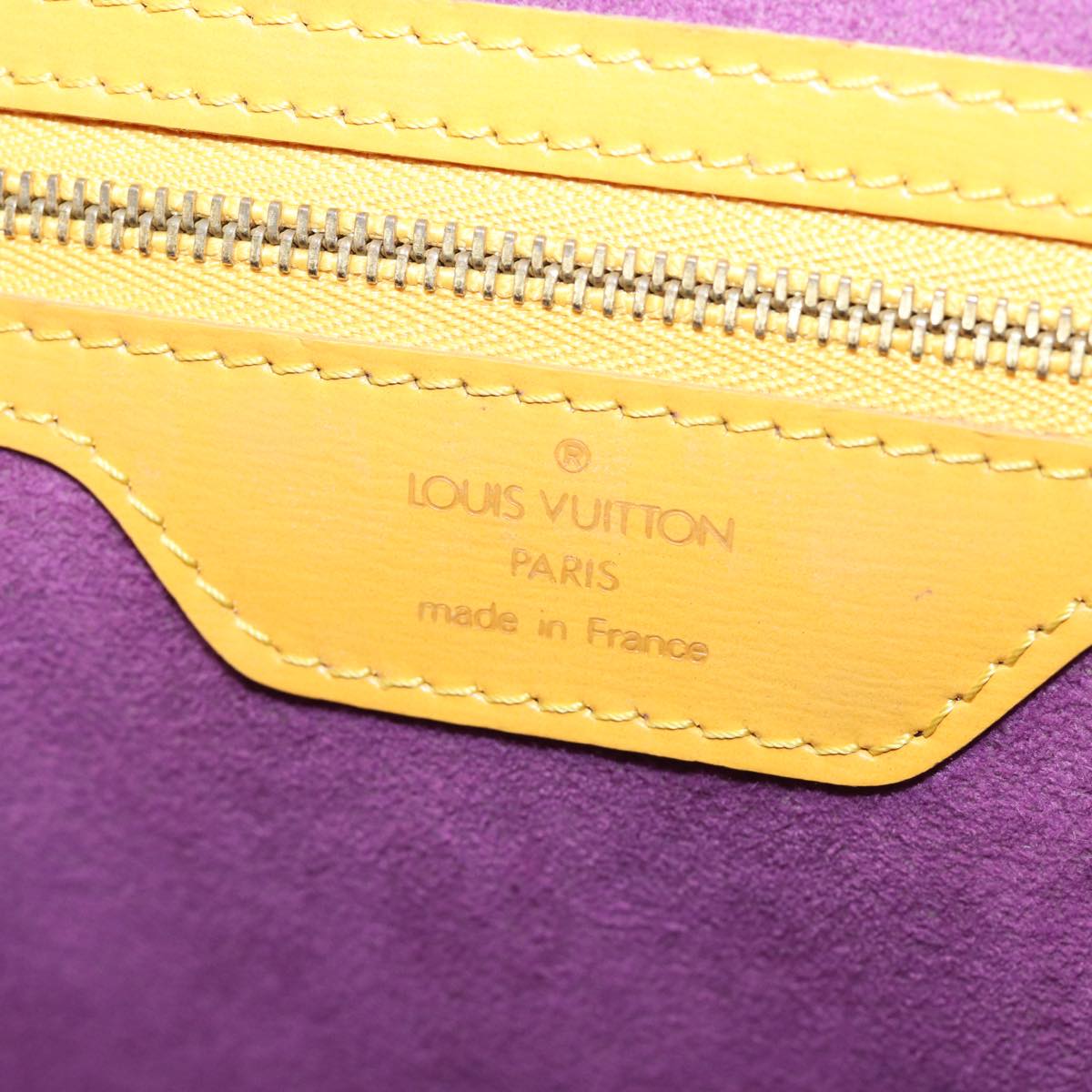 LOUIS VUITTON Epi Saint Jacques Shopping Shoulder Bag Yellow M52279 77922