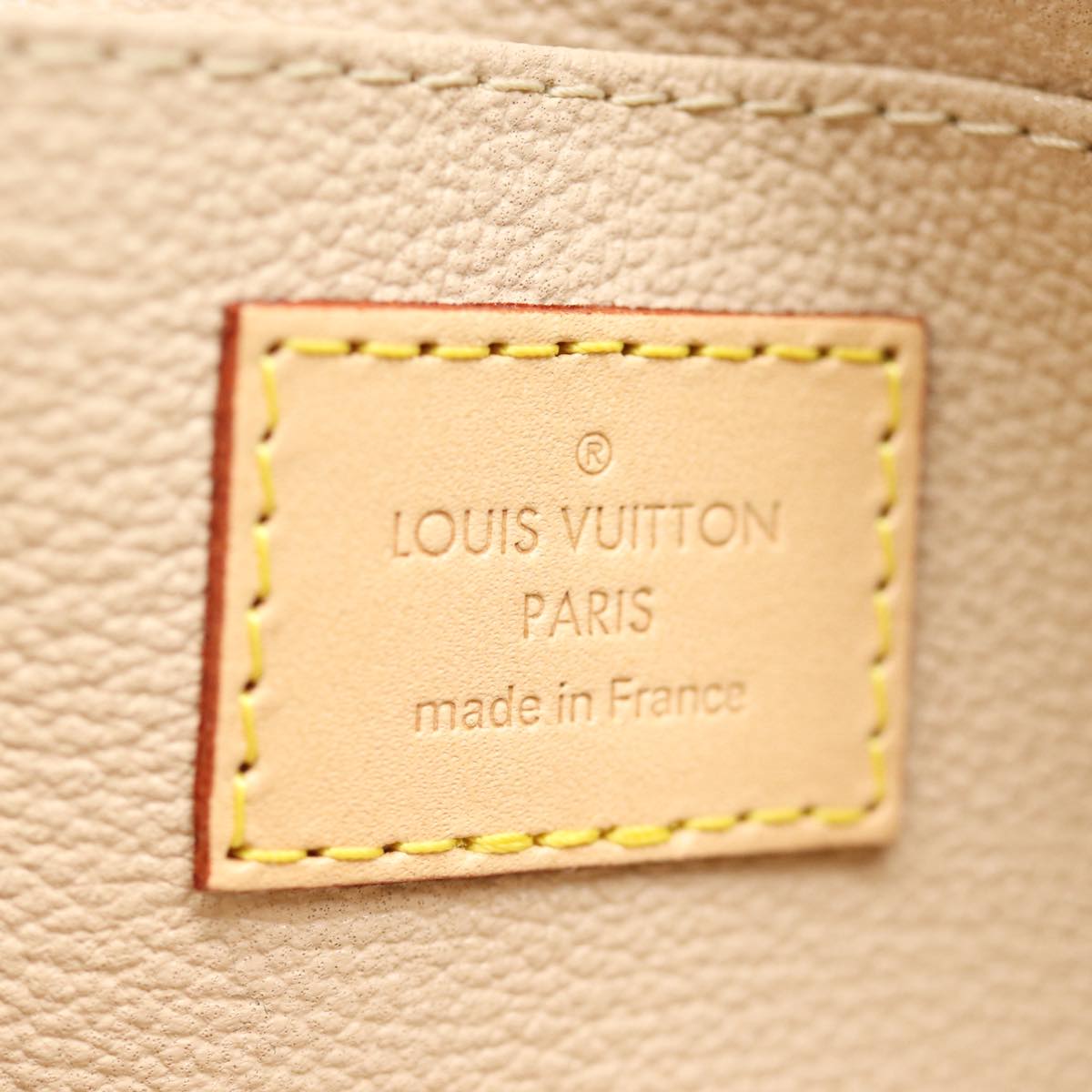LOUIS VUITTON Damier Azur Pochette Cosmetic PM Pouch N60024 LV 77924A