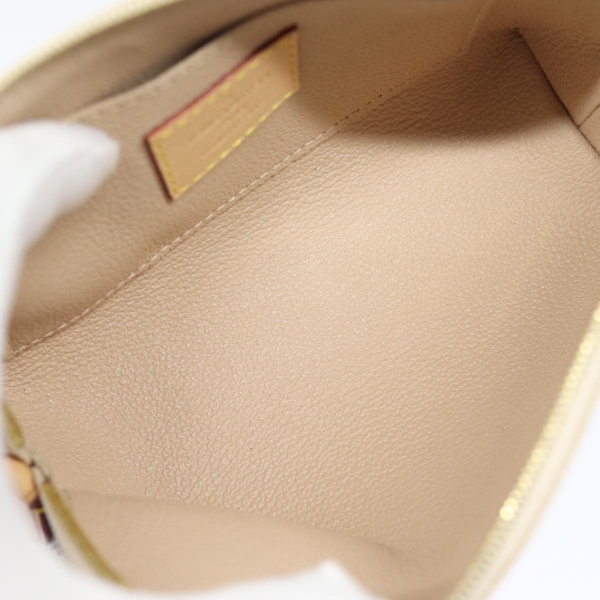 LOUIS VUITTON Damier Azur Pochette Cosmetic PM Pouch N60024 LV 77924A