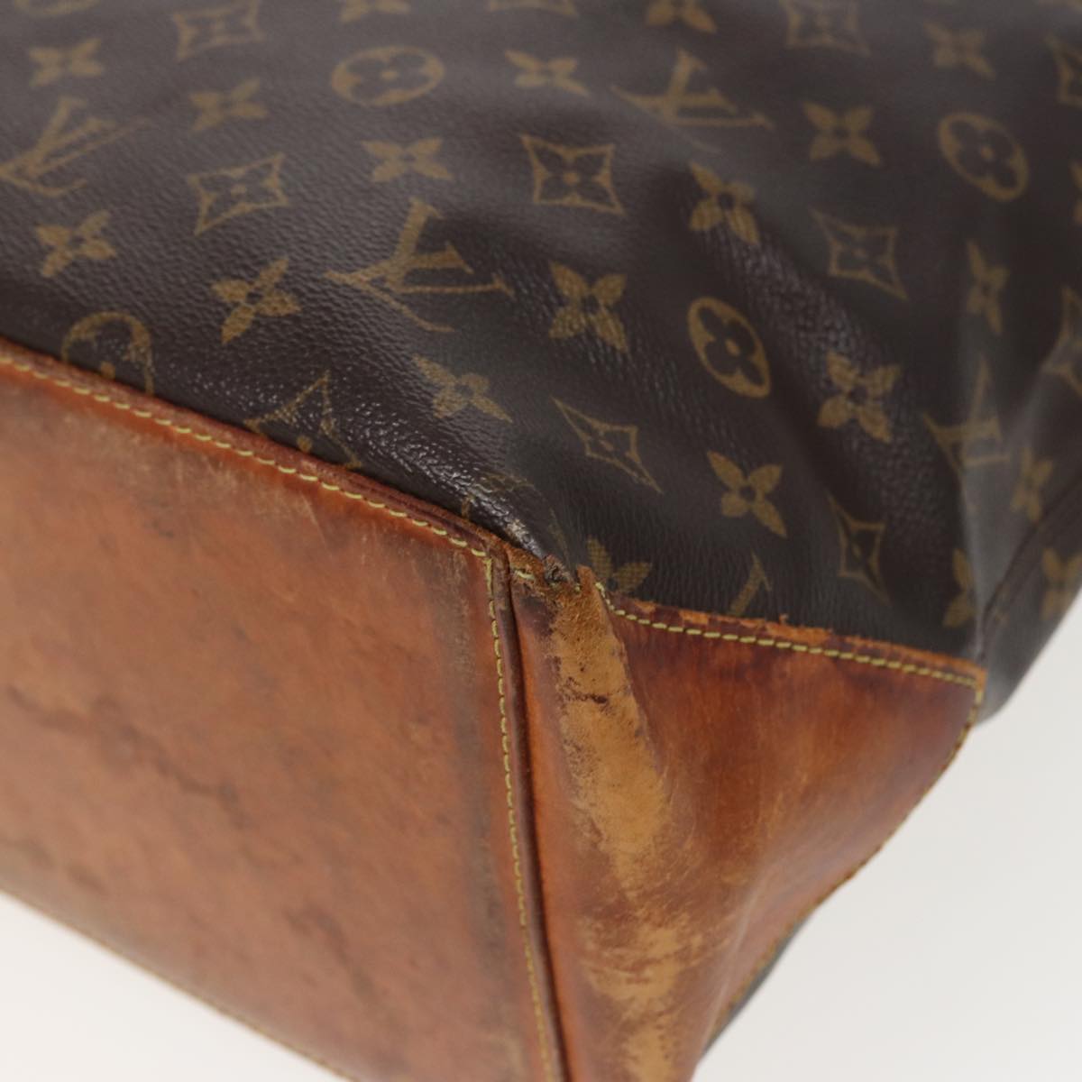 LOUIS VUITTON Monogram Cabas Mezzo Tote Bag M51151 LV 77943