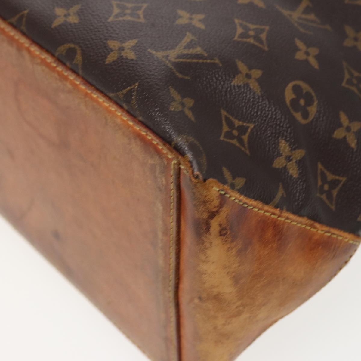 LOUIS VUITTON Monogram Cabas Mezzo Tote Bag M51151 LV 77943