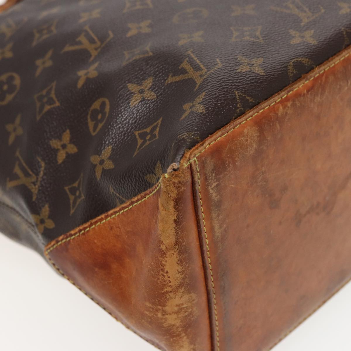 LOUIS VUITTON Monogram Cabas Mezzo Tote Bag M51151 LV 77943
