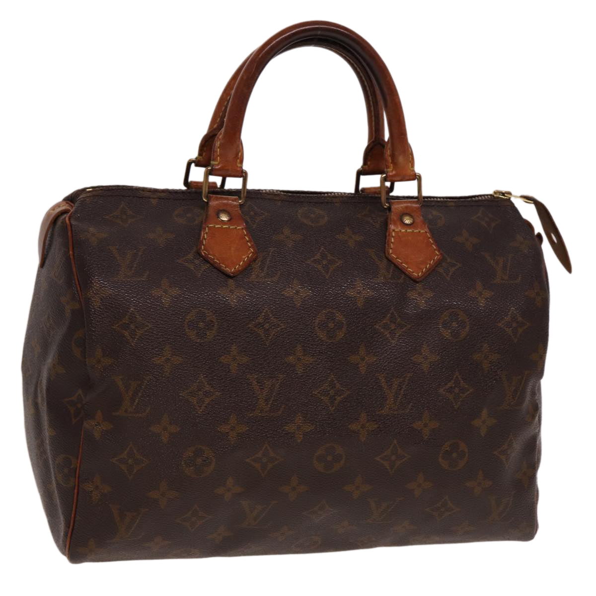 LOUIS VUITTON Monogram Speedy 30 Hand Bag M41526 LV 77954