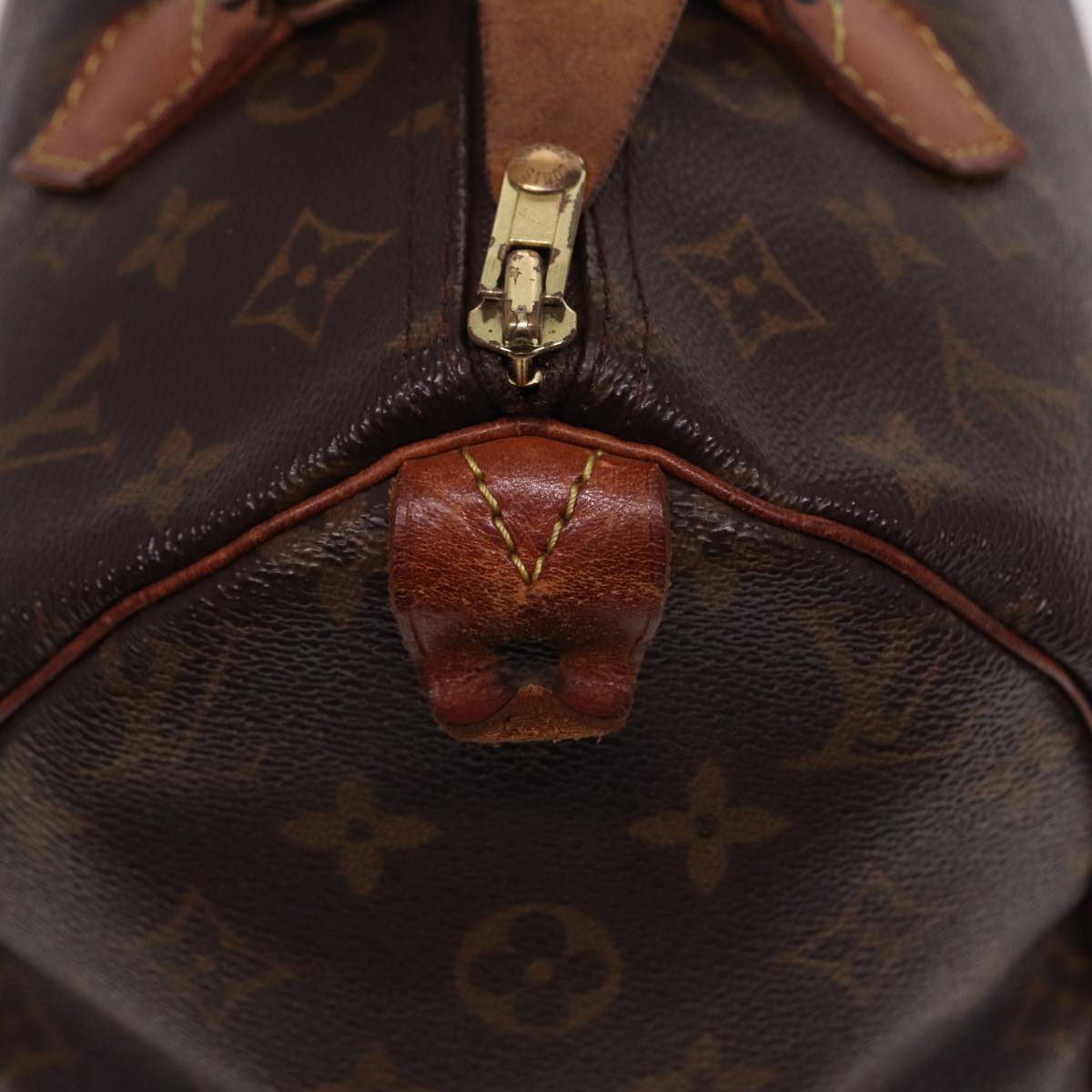 LOUIS VUITTON Monogram Speedy 30 Hand Bag M41526 LV 77954