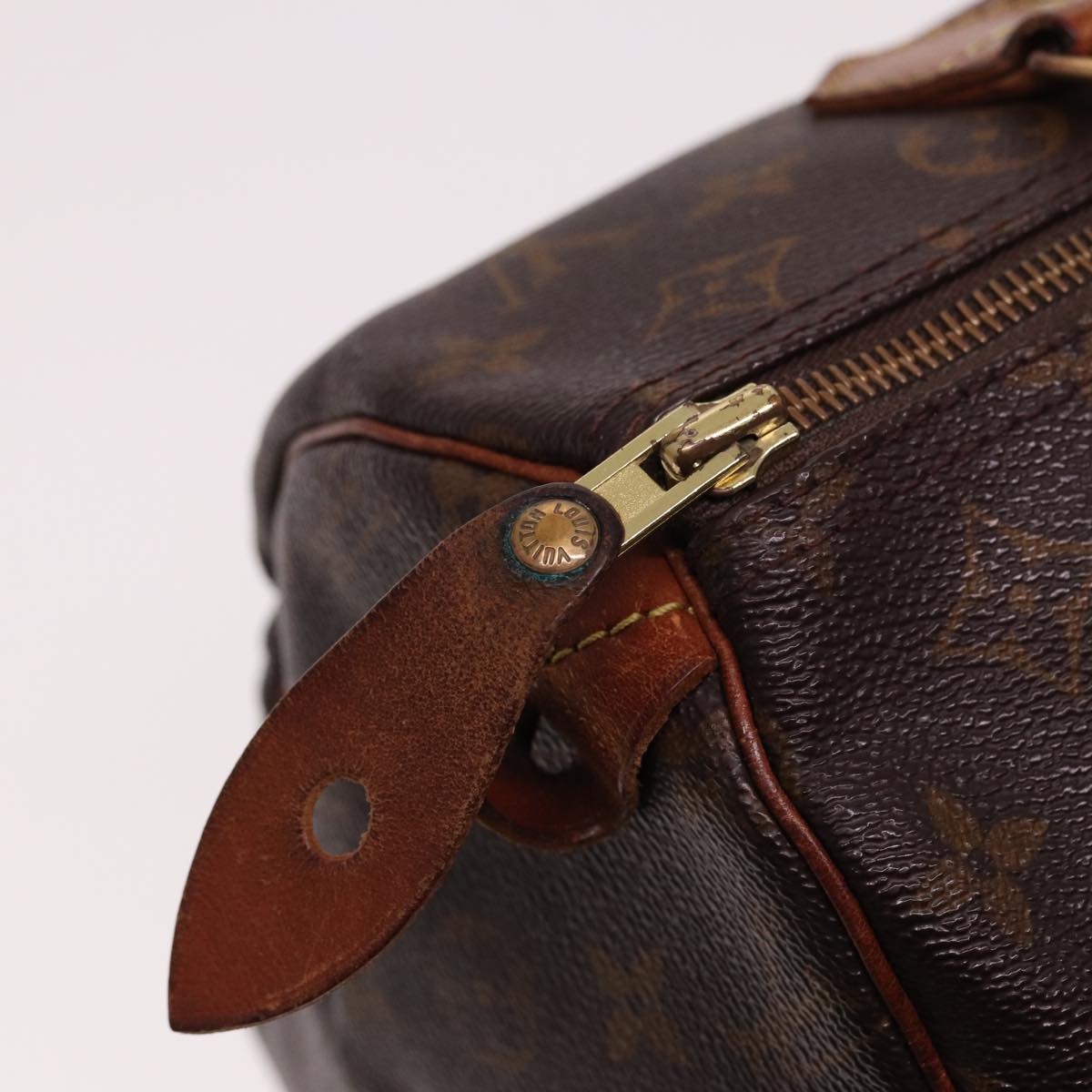 LOUIS VUITTON Monogram Speedy 30 Hand Bag M41526 LV 77954