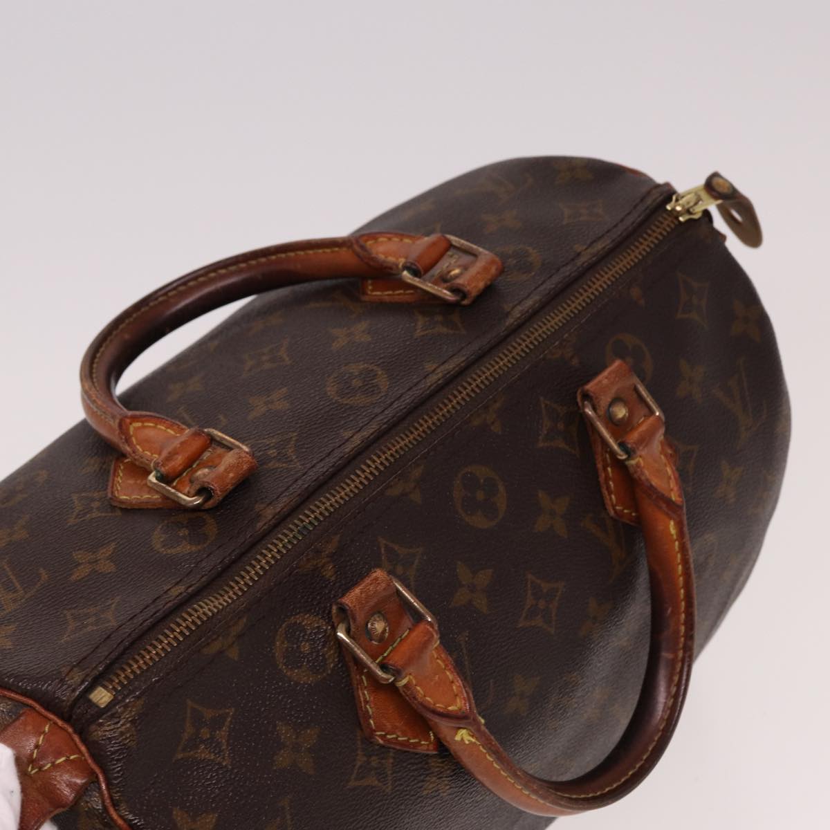 LOUIS VUITTON Monogram Speedy 30 Hand Bag M41526 LV 77954