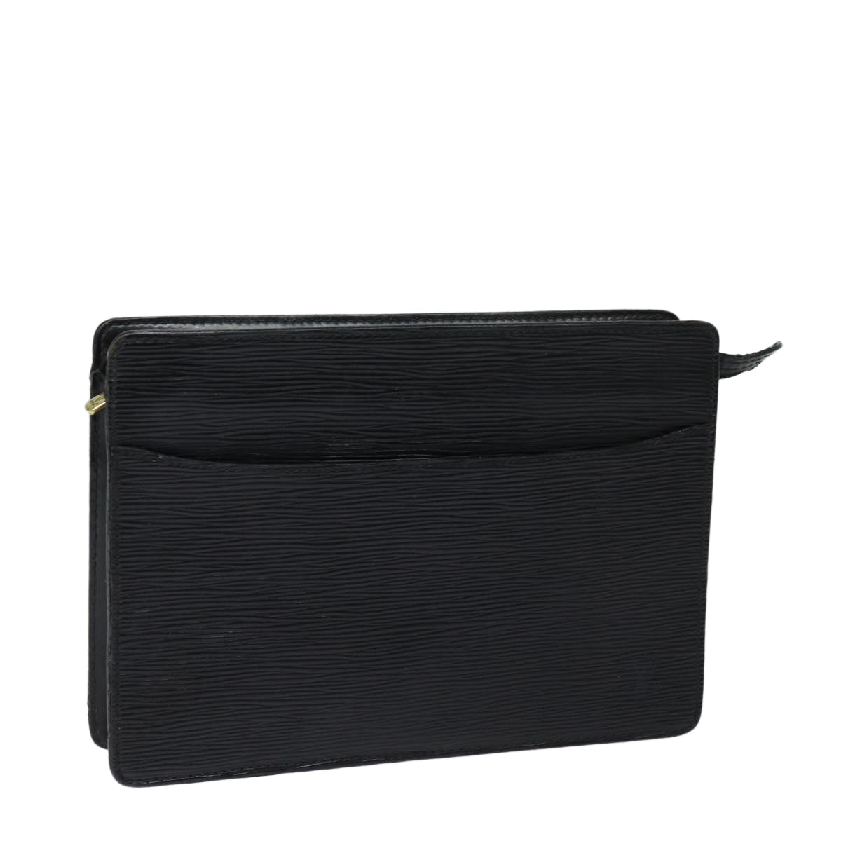 LOUIS VUITTON Epi Pochette Homme Clutch Bag Black Noir M52522 LV 77981
