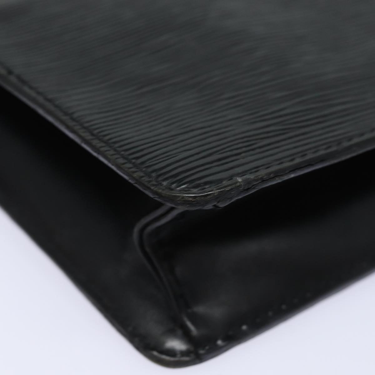 LOUIS VUITTON Epi Pochette Homme Clutch Bag Black Noir M52522 LV 77981
