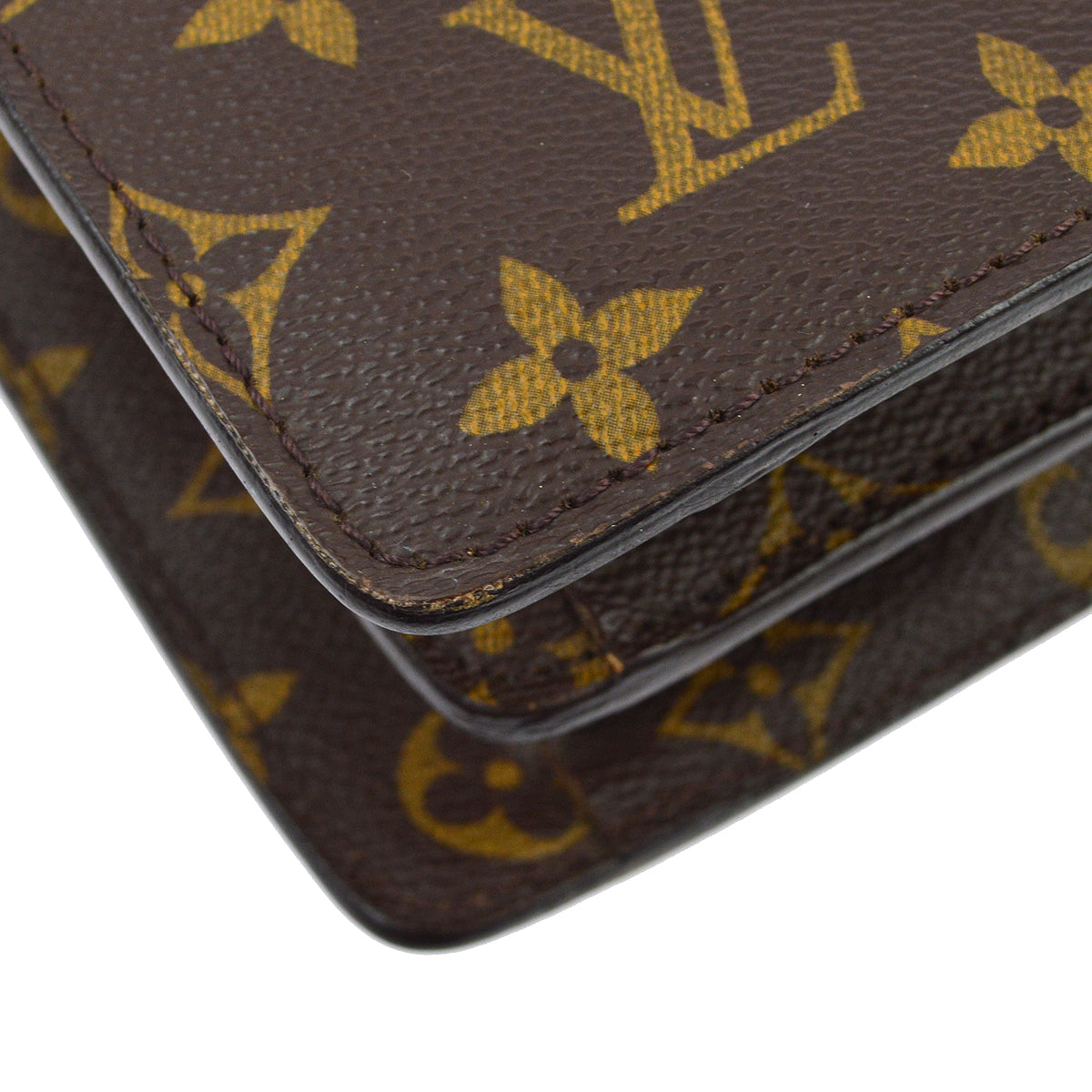 Louis Vuitton 1998 Monogram Serviette Fermoir Business Handbag M53305