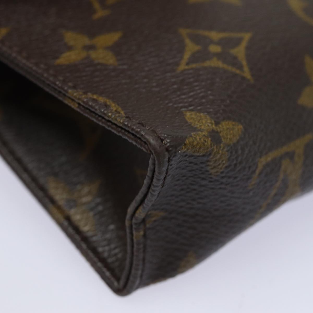 LOUIS VUITTON Monogram Poche Toilette 15 Pouch M47546 LV 78003