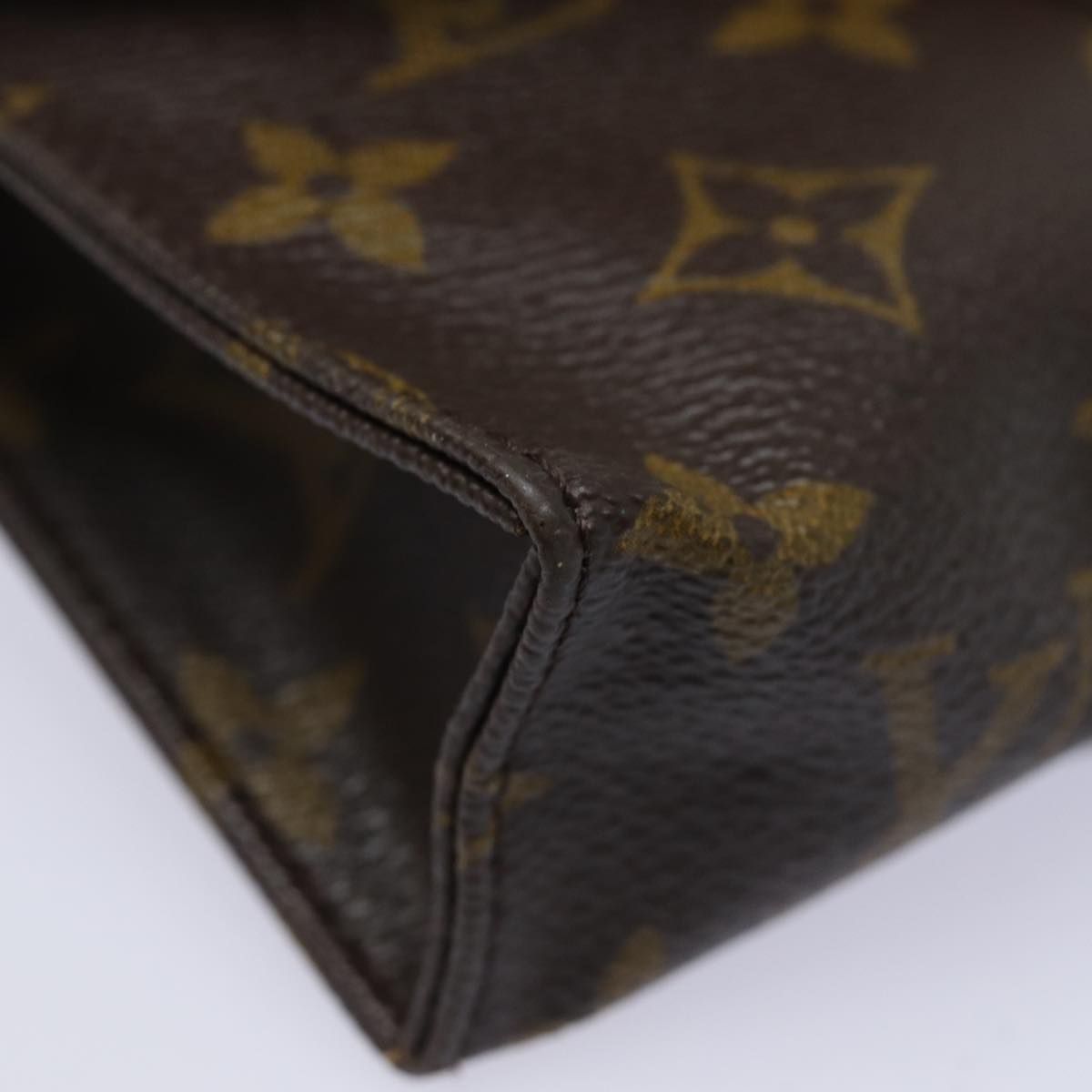 LOUIS VUITTON Monogram Poche Toilette 15 Pouch M47546 LV 78003