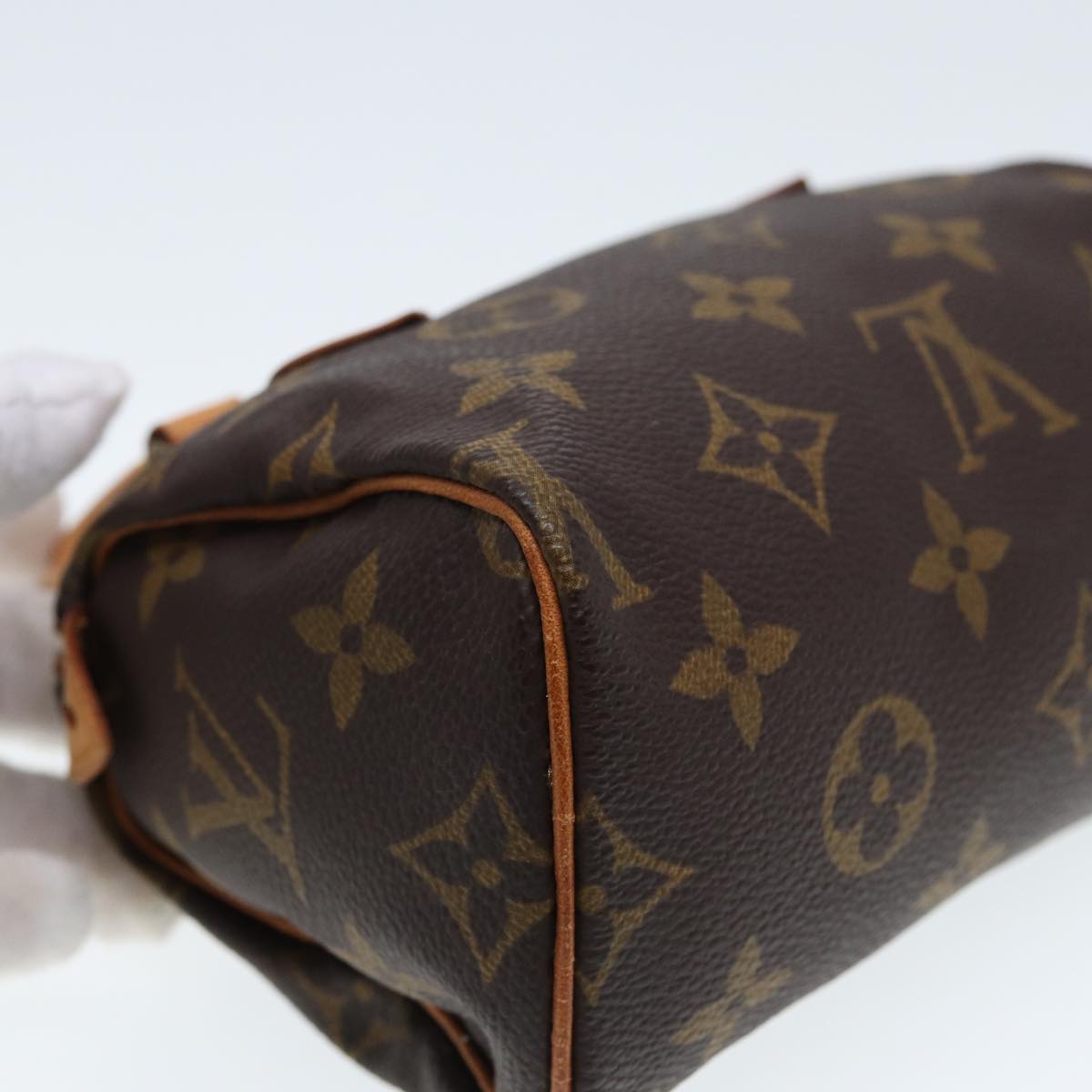 LOUIS VUITTON Monogram Mini Speedy Hand Bag M41534 LV 78005
