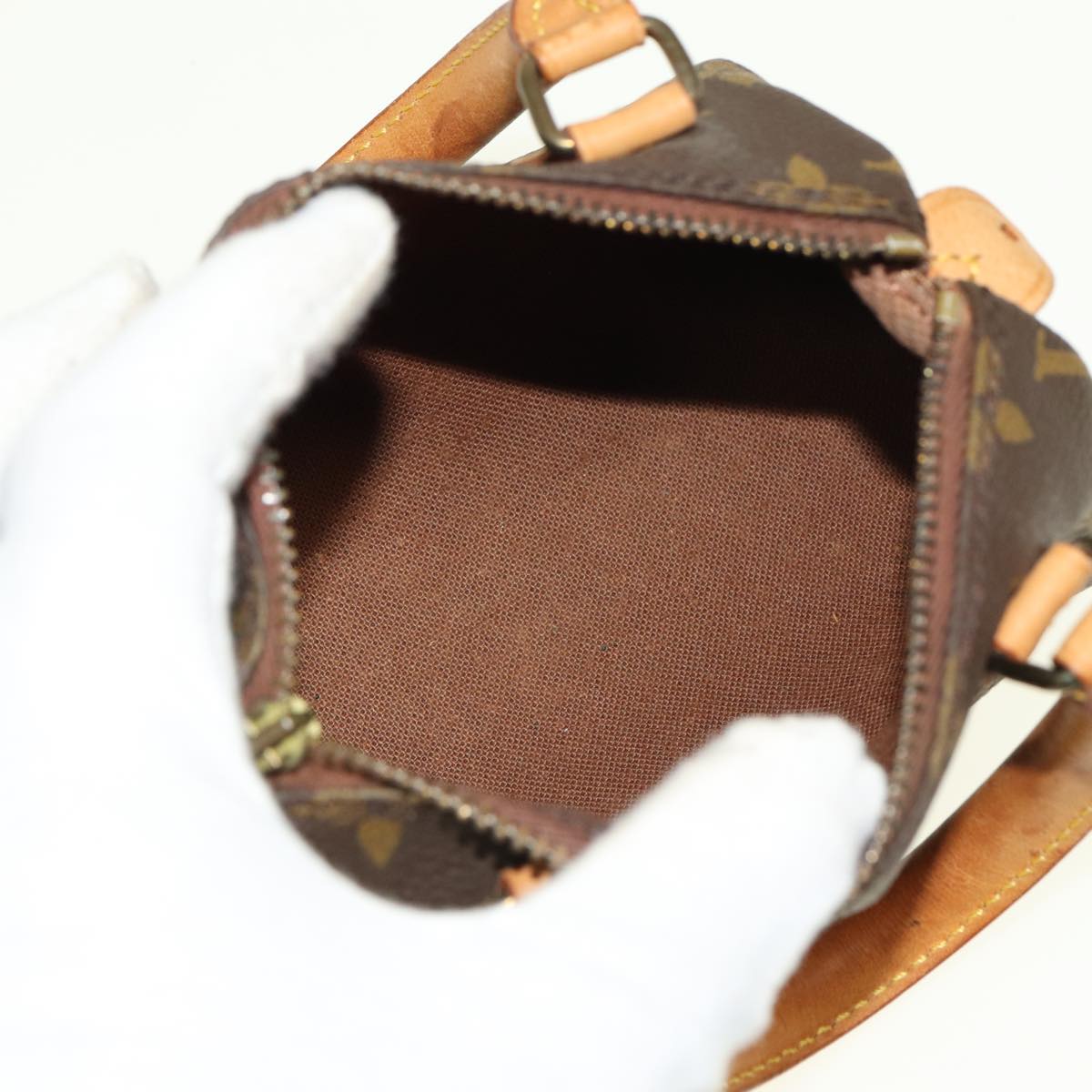 LOUIS VUITTON Monogram Mini Speedy Hand Bag M41534 LV 78005