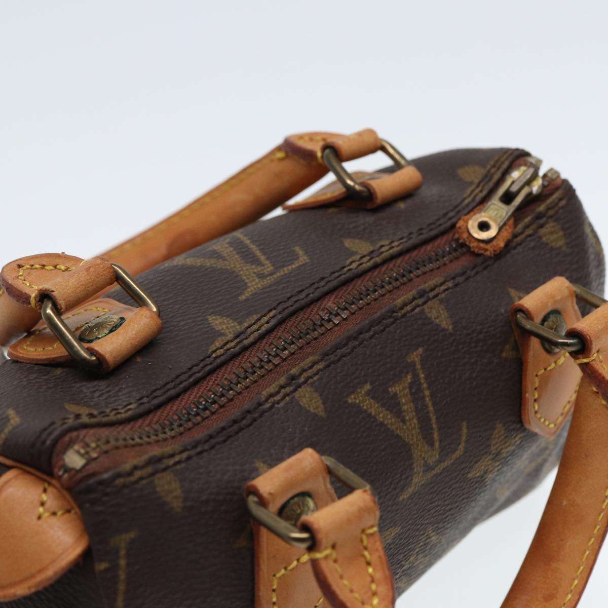 LOUIS VUITTON Monogram Mini Speedy Hand Bag M41534 LV 78005