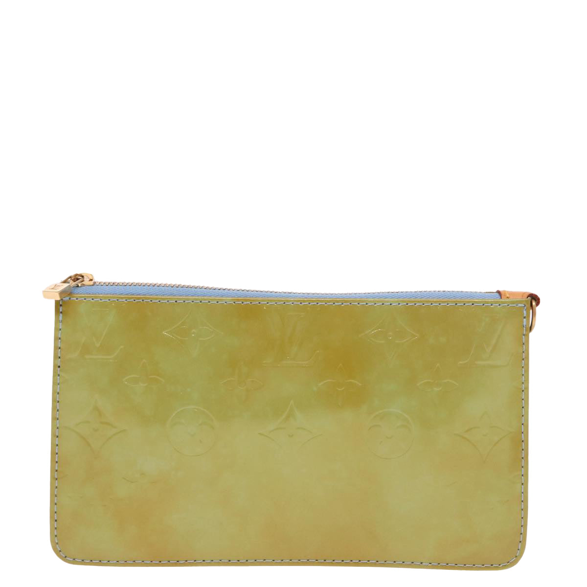 LOUIS VUITTON Monogram Vernis Lexington Pouch Baby Blue M91011 LV 78009
