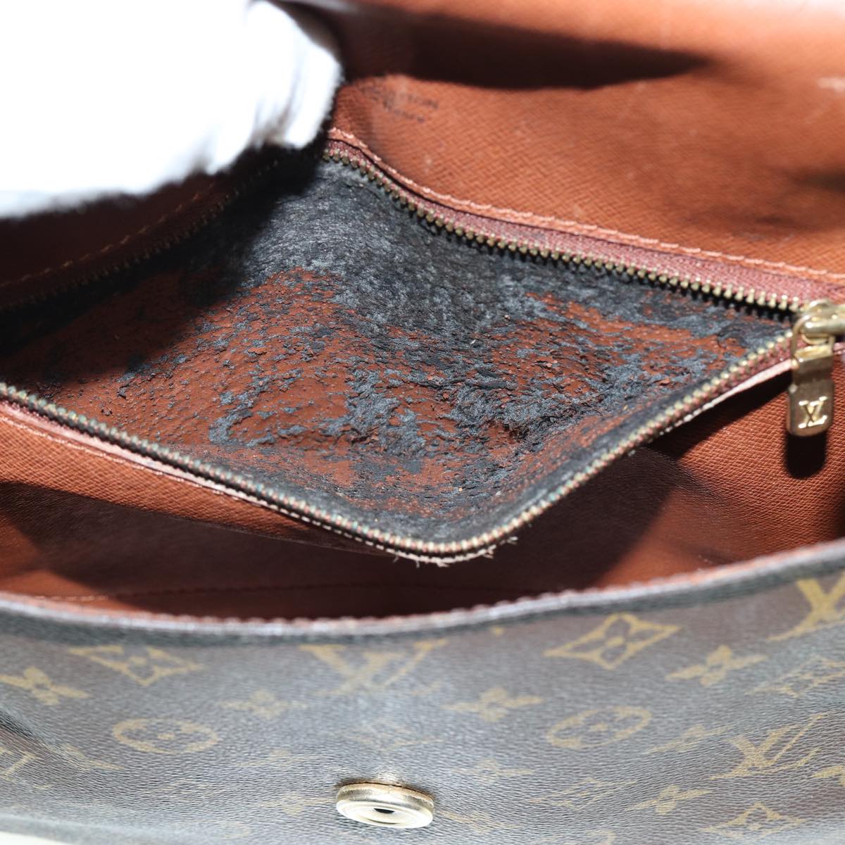 LOUIS VUITTON Monogram Saint Cloud GM Shoulder Bag M51242 78025