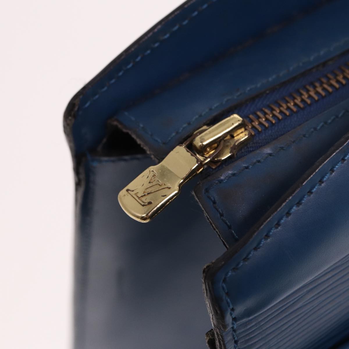 LOUIS VUITTON Epi Riviera Hand Bag Blue M48185 LV 78047