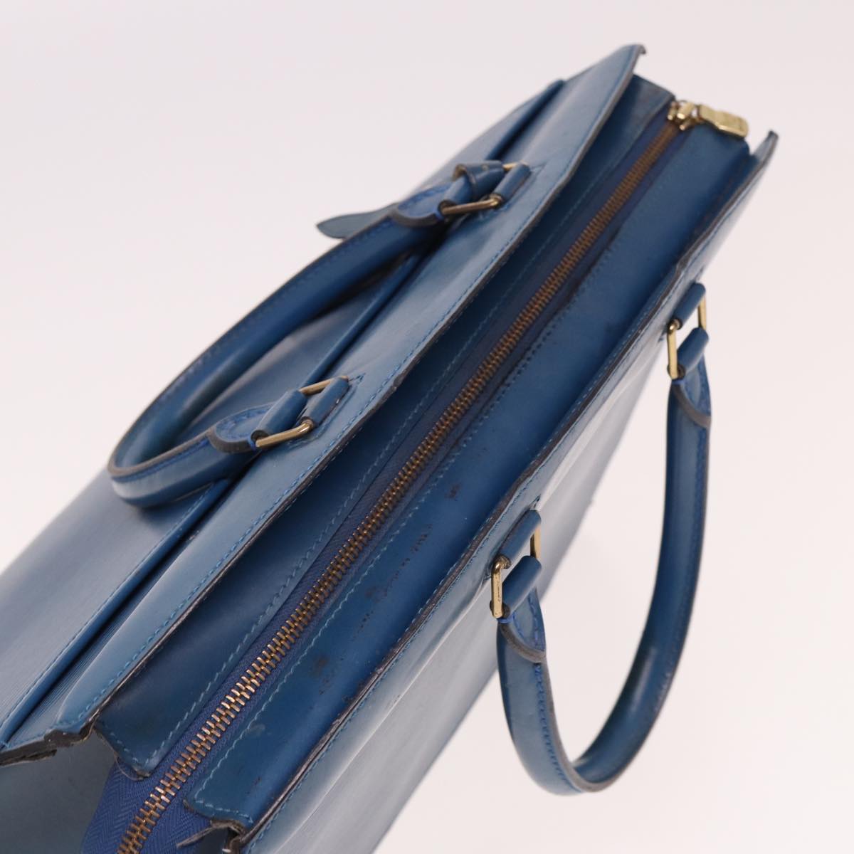 LOUIS VUITTON Epi Riviera Hand Bag Blue M48185 LV 78047