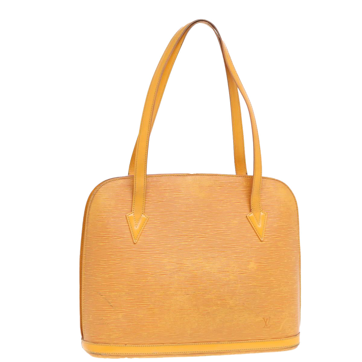 LOUIS VUITTON Epi Lussac Shoulder Bag Yellow M52289 LV 78050