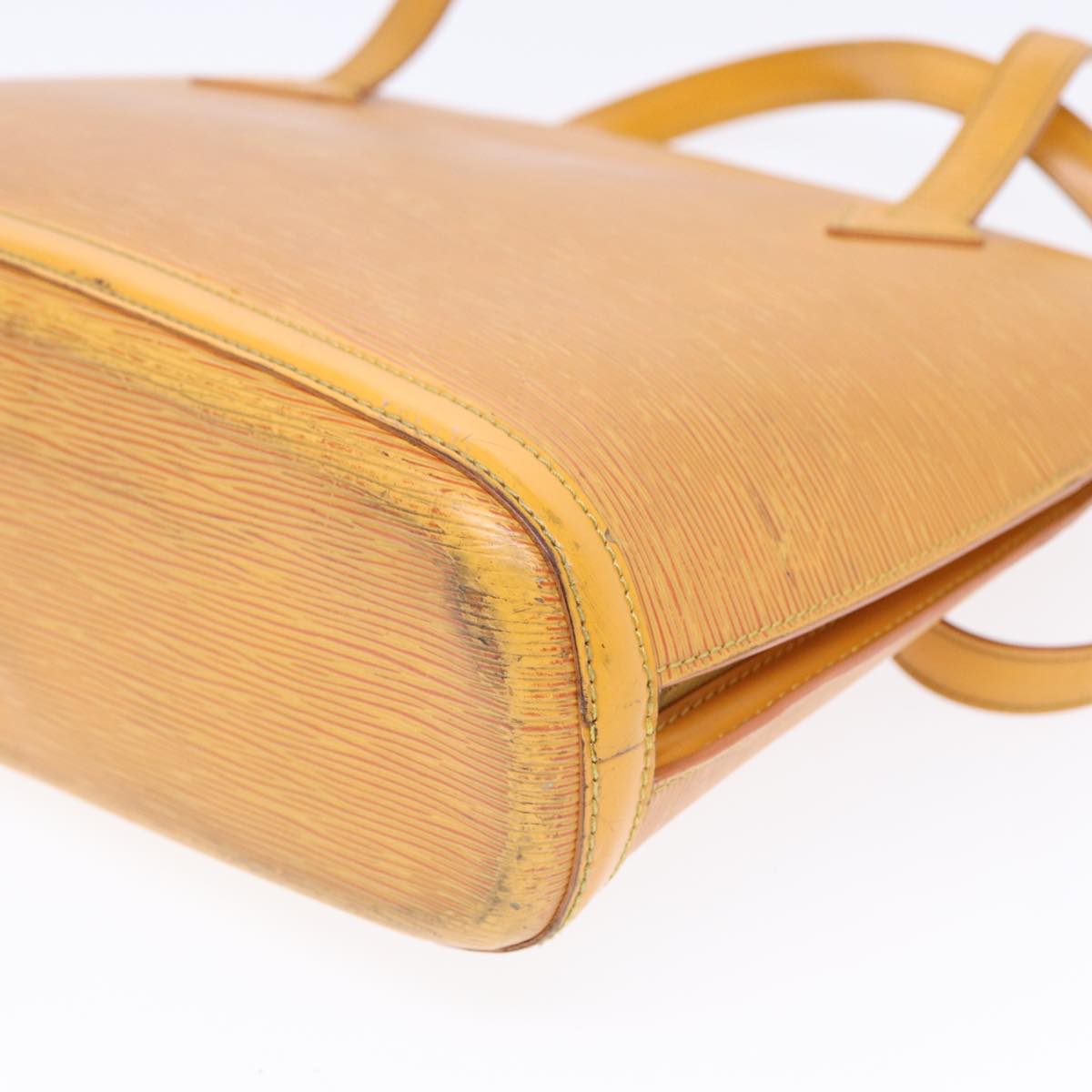 LOUIS VUITTON Epi Lussac Shoulder Bag Yellow M52289 LV 78050