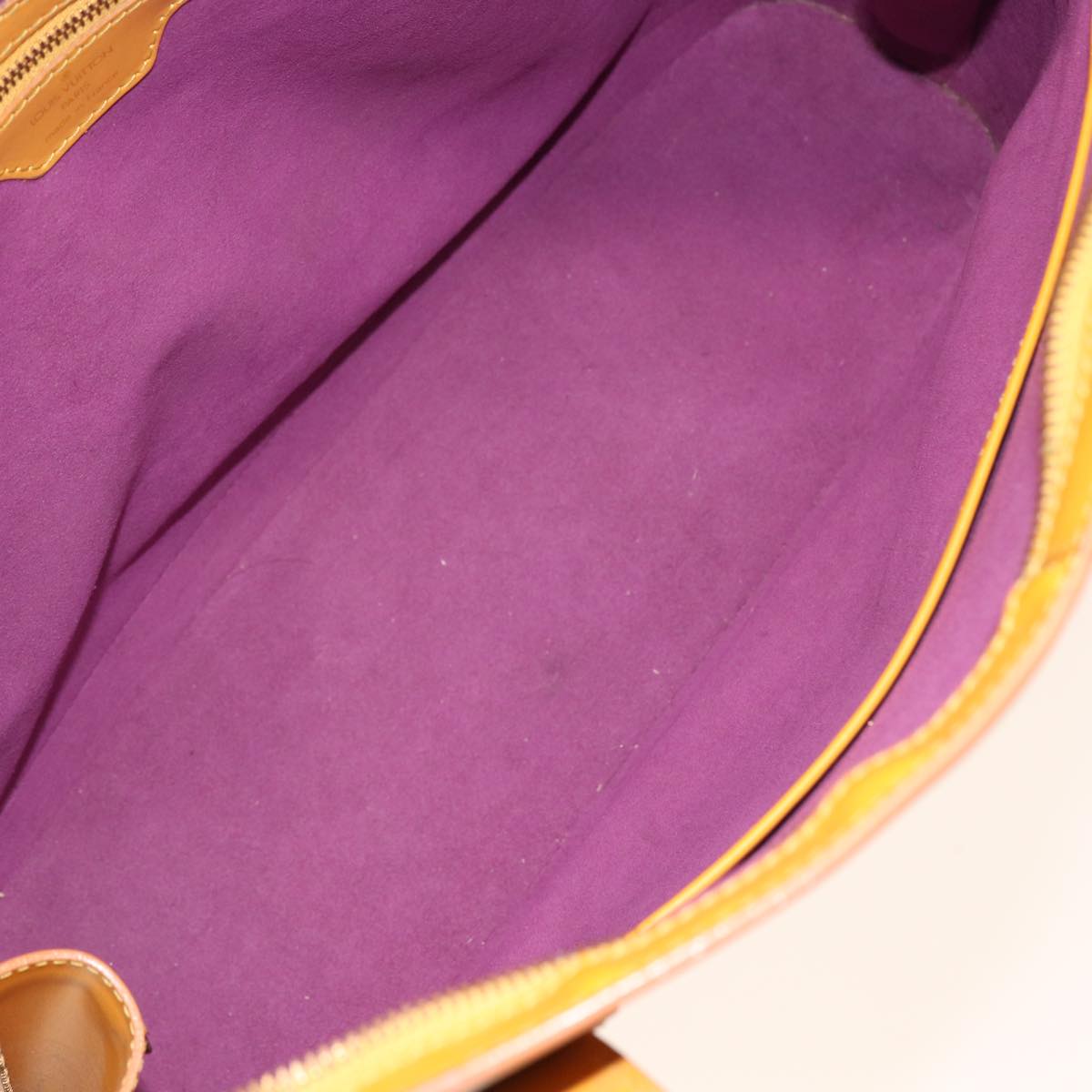 LOUIS VUITTON Epi Lussac Shoulder Bag Yellow M52289 LV 78050