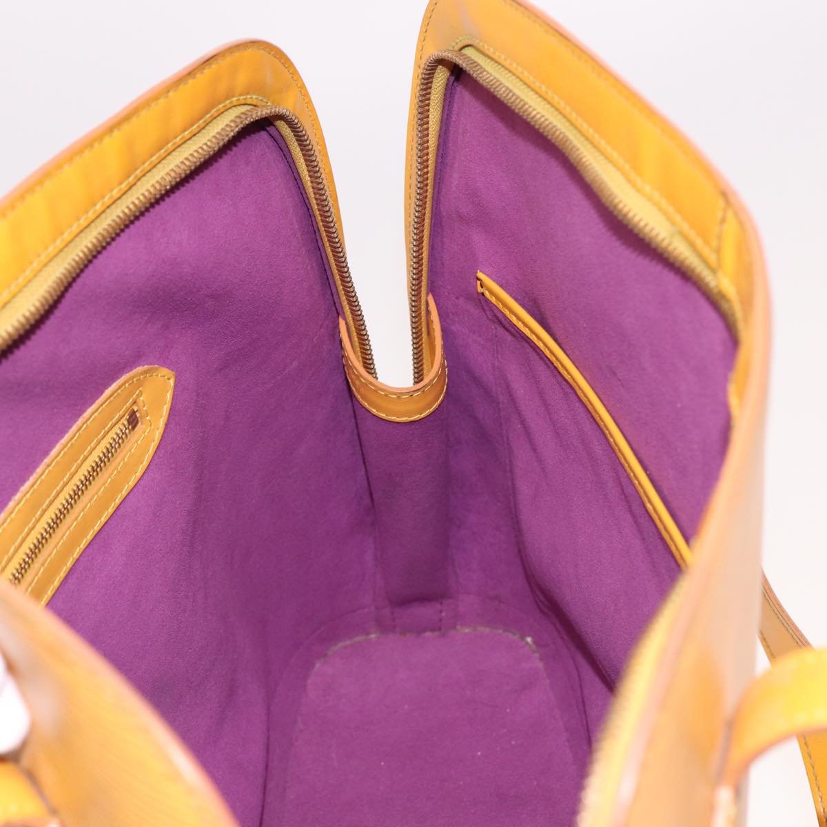 LOUIS VUITTON Epi Lussac Shoulder Bag Yellow M52289 LV 78050