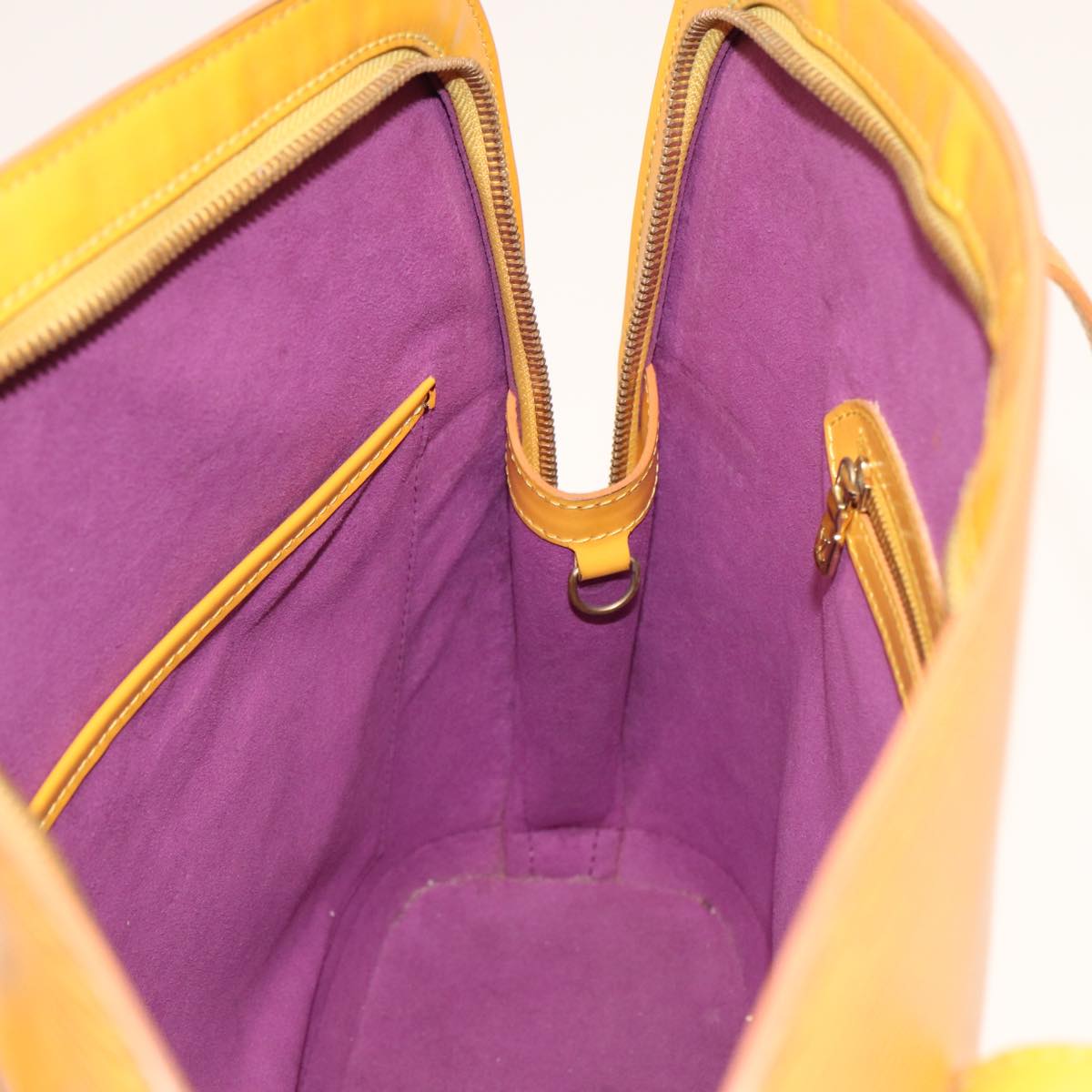LOUIS VUITTON Epi Lussac Shoulder Bag Yellow M52289 LV 78050