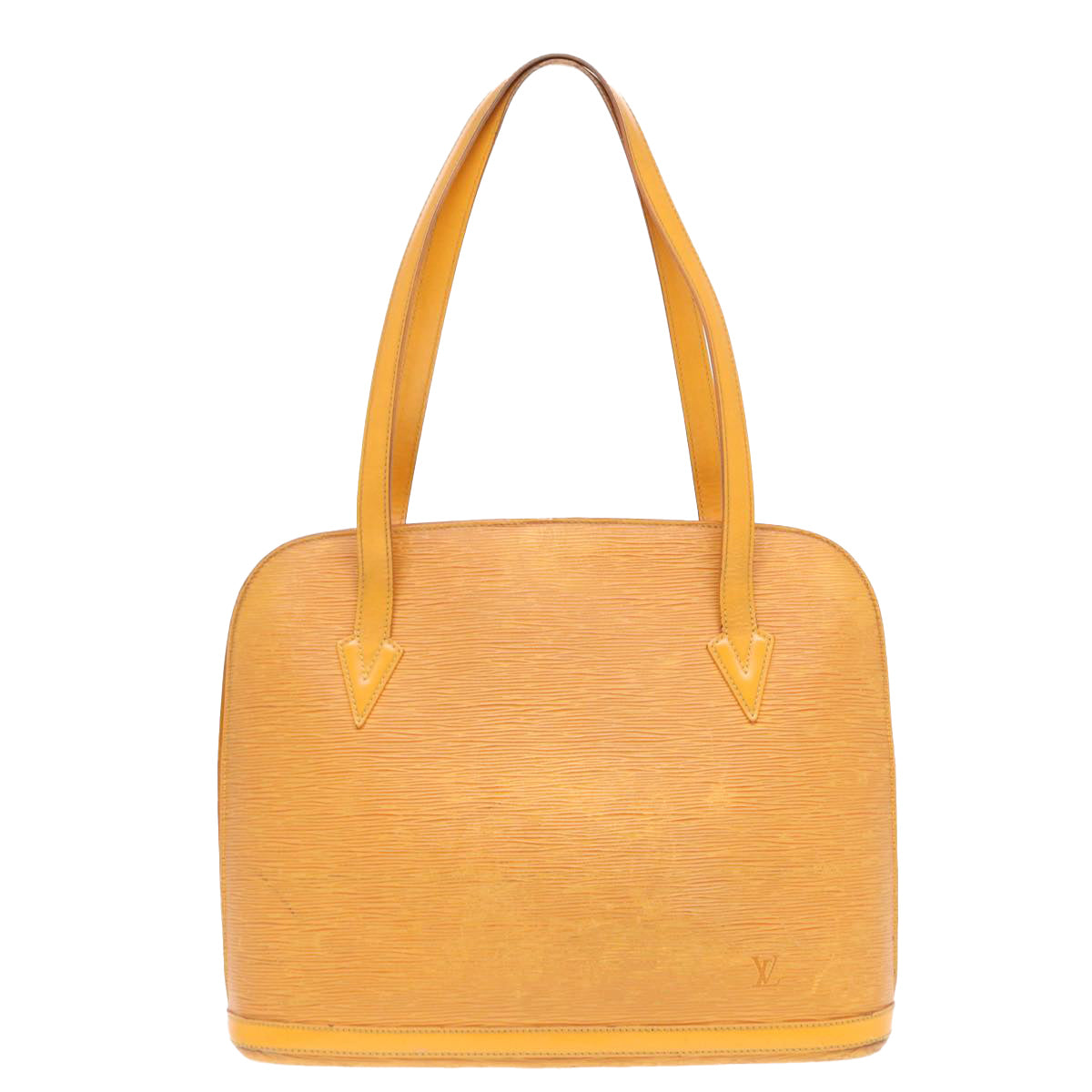 LOUIS VUITTON Epi Lussac Shoulder Bag Yellow M52289 LV 78050