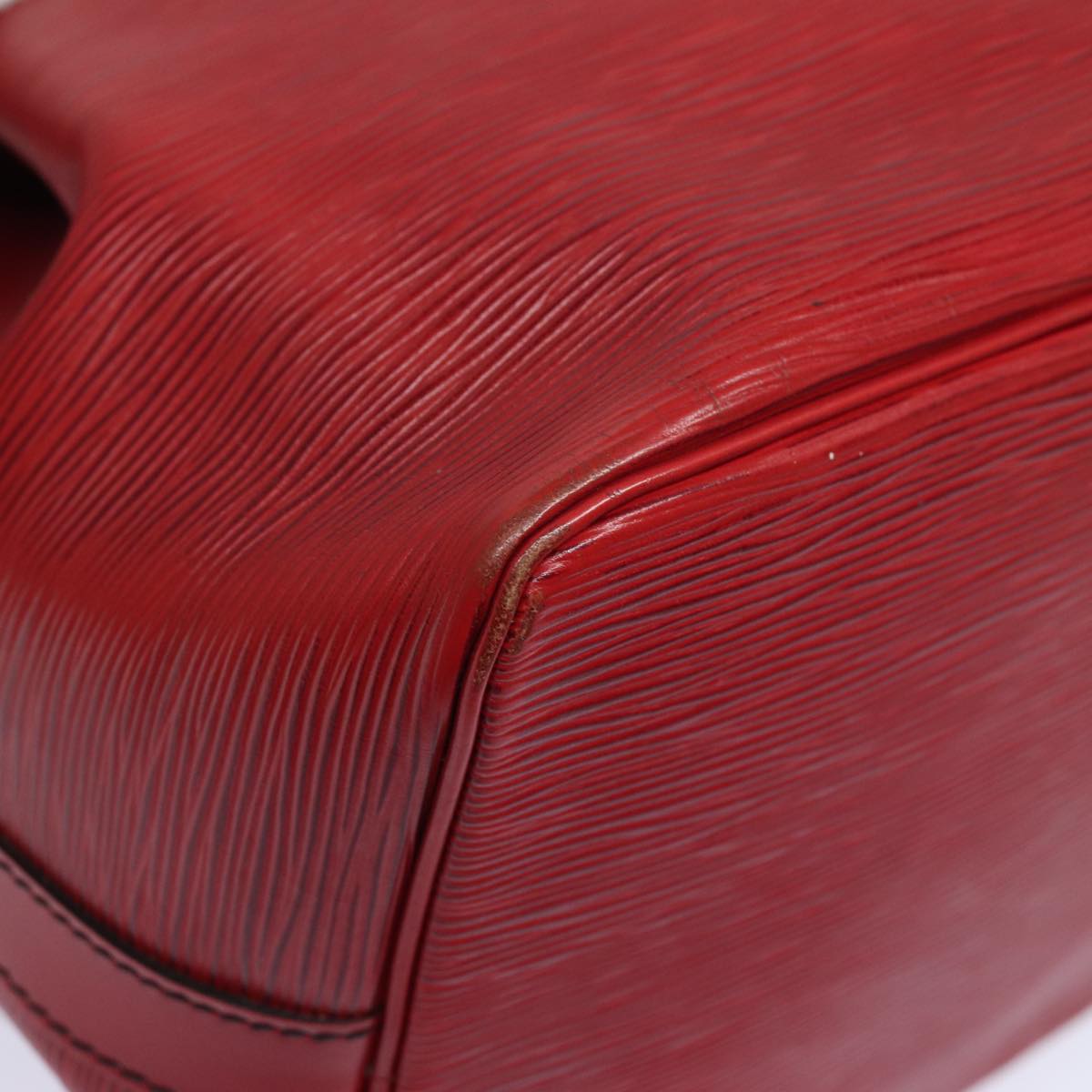 LOUIS VUITTON Epi Petit Noe Shoulder Bag Red M44107 LV 78053